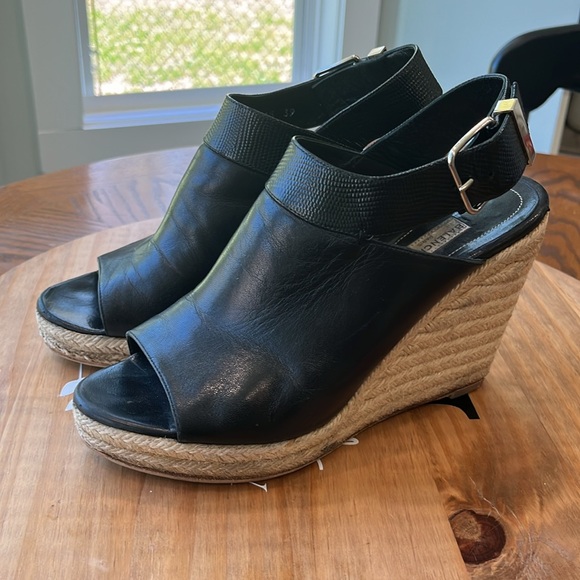 GUC Balenciaga Leather/Jute Platforms - Picture 11 of 11